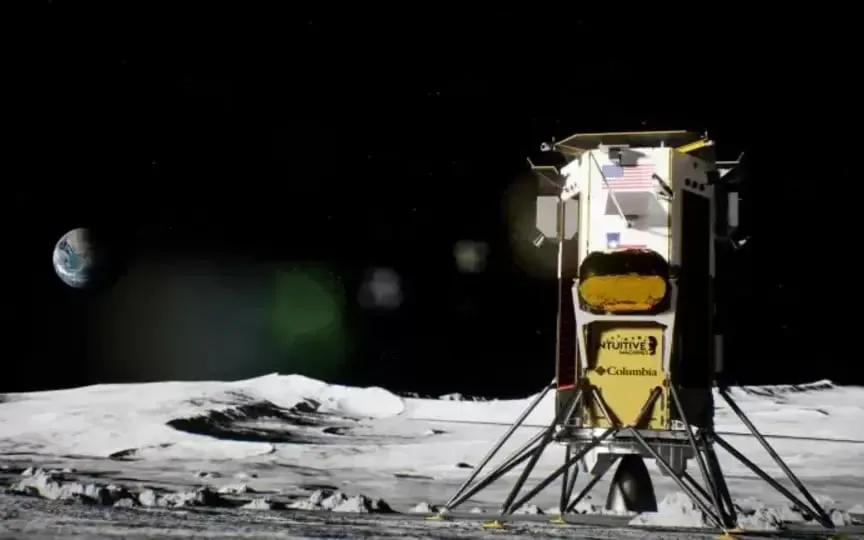 Odysseus moon lander is expected to launch on February 14, said Intuitive Machines, SpaceX. (NASA)