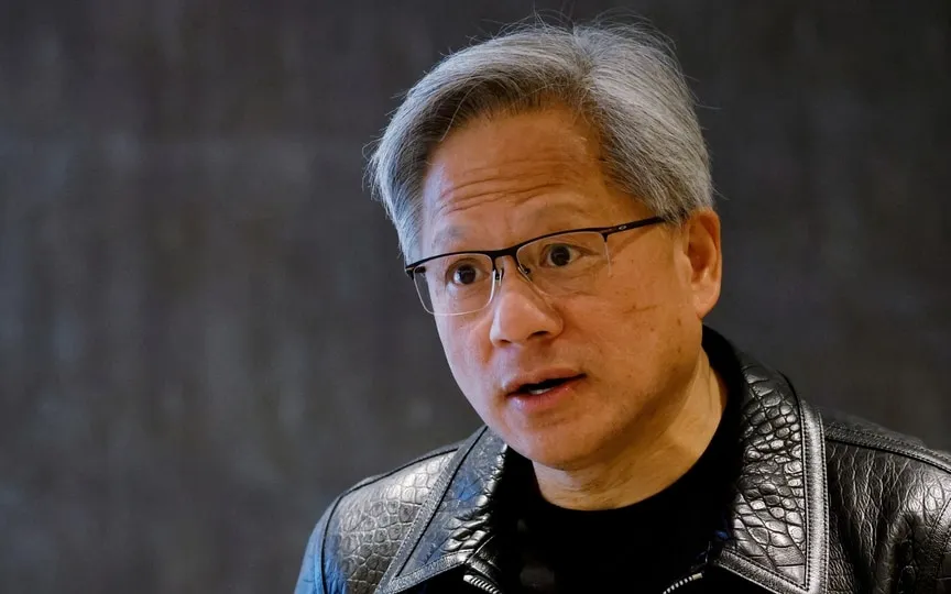 Nvidia CEO Jensen Huang predicts artificial general intelligence could be achieved in five years, depending on the definition of the goal. (REUTERS)
