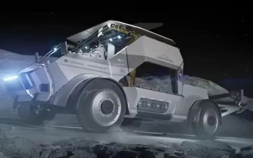 NASA to develop a lunar terrain vehicle (LTV) to explore the Moon's south pole. (NASA)