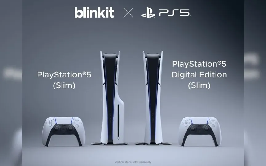 Blinkit will deliver the PS5 Slim to your doorstep in 10 minutes. Check details. (Albinder Dhindsa/X)