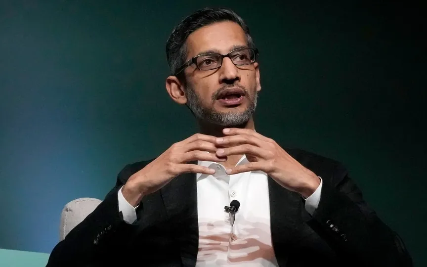 Google CEO Sundar Pichai discusses AI and product improvement strategies at a recent industry forum. (AP)