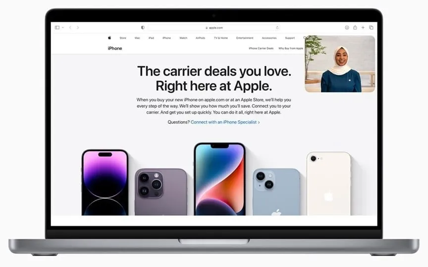 Apple Store app gains "Shop with a Specialist" video chat for iPhone help.