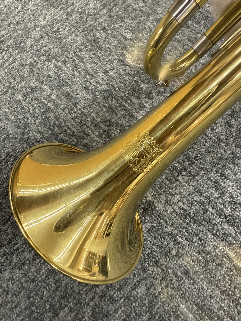 ▽トランペット PREMONADO プレモナード 管楽器 現状品 ケース付き