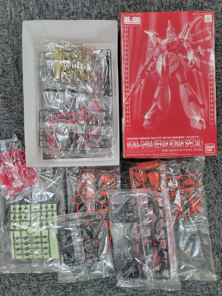 未組立 RE 100 XM-07S ビギナ・ギナ（ベラ・ロナスペシャル） （1/100