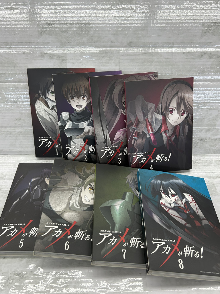 ◇ ?アカメが斬る！1~8セット BluRay まとめ売り KW211142-公式