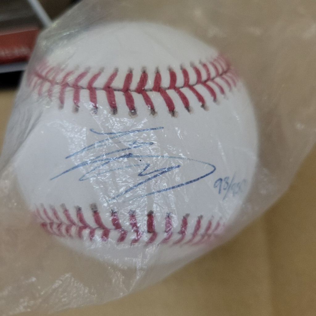 大谷翔平直筆サインボール(MLB最優秀新人賞受賞記念)買取実績 大谷翔平直筆サインボール(MLB最優秀新人賞受賞記念)買取実績