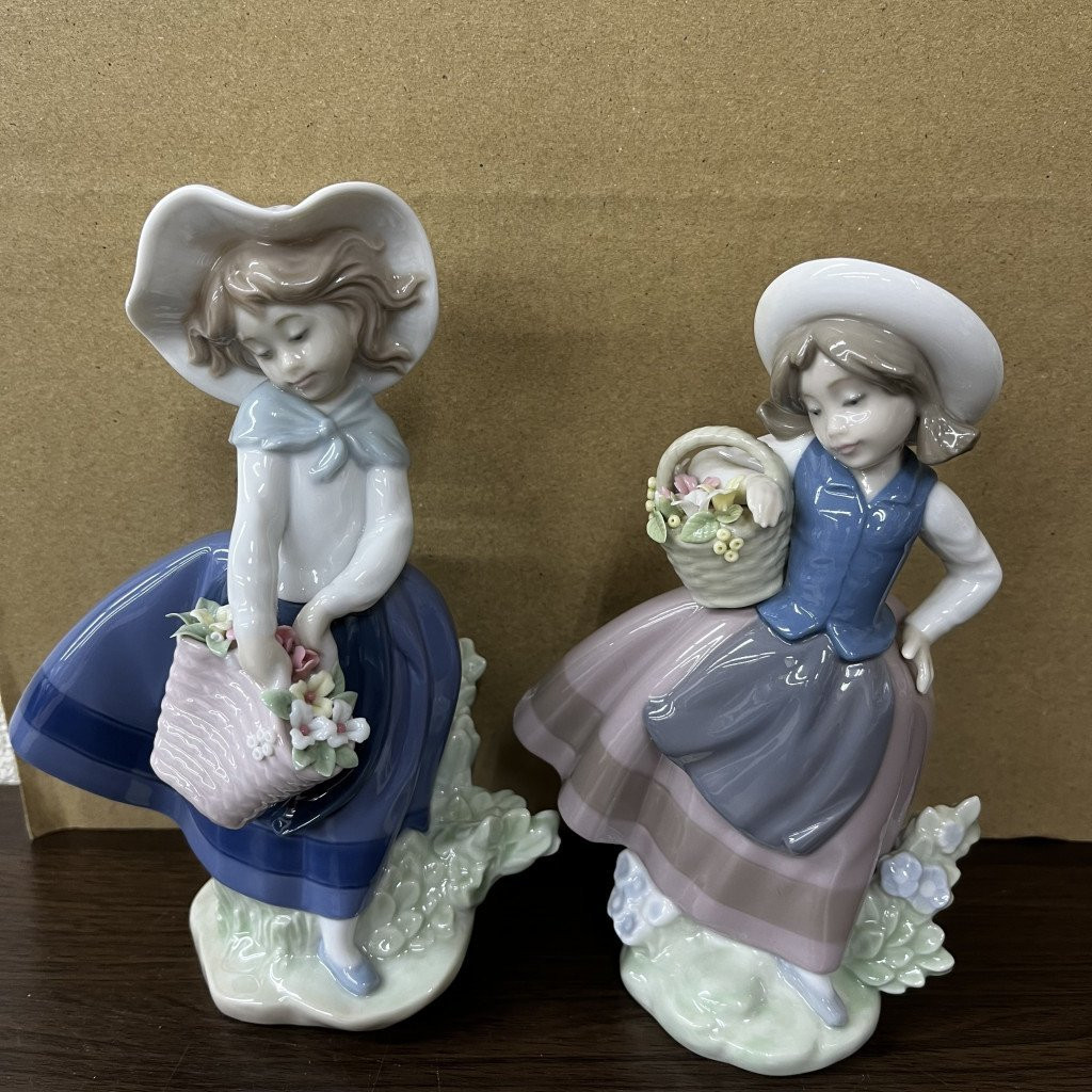 LLADRO リヤドロ 綺麗な花ばかり 甘い花の香り 少女 女の子 陶花 LLADRO リヤドロ 綺麗な花ばかり 甘い花の香り 少女 女の子 陶花