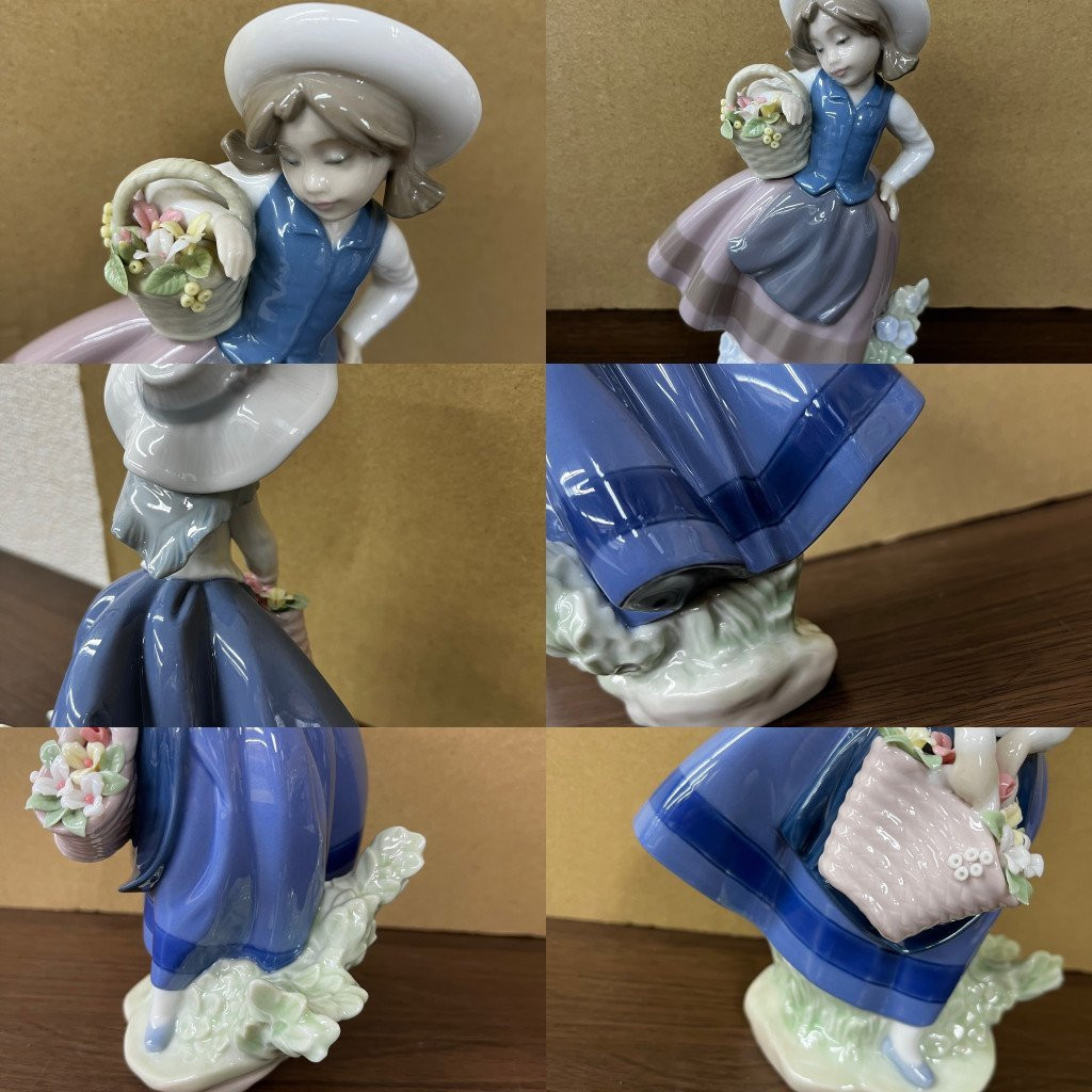 LLADRO リヤドロ 綺麗な花ばかり 甘い花の香り 少女 女の子 陶花 LLADRO リヤドロ 綺麗な花ばかり 甘い花の香り 少女 女の子 陶花
