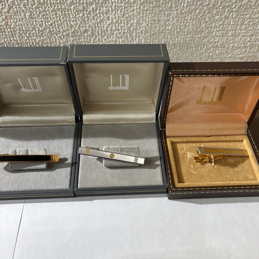 dunhill ダンヒル ネクタイピン カフスボタン ゴールド シルバー dunhill ダンヒル ネクタイピン カフスボタン ゴールド シルバー