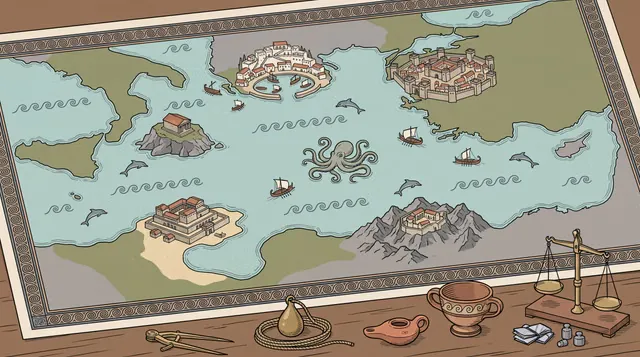 O mapa de Legendary Odyssey