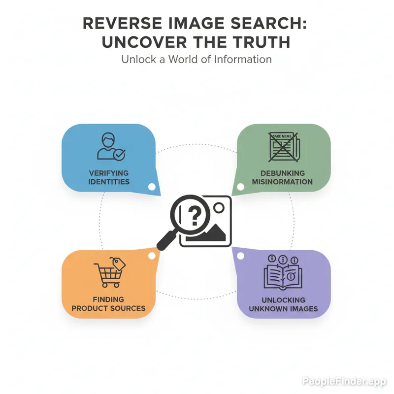 A person's finger touching a tablet screen showing a reverse image search interface with multiple photo results appearing.