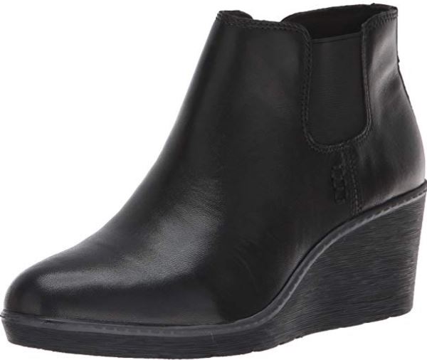 clarks wedge boots