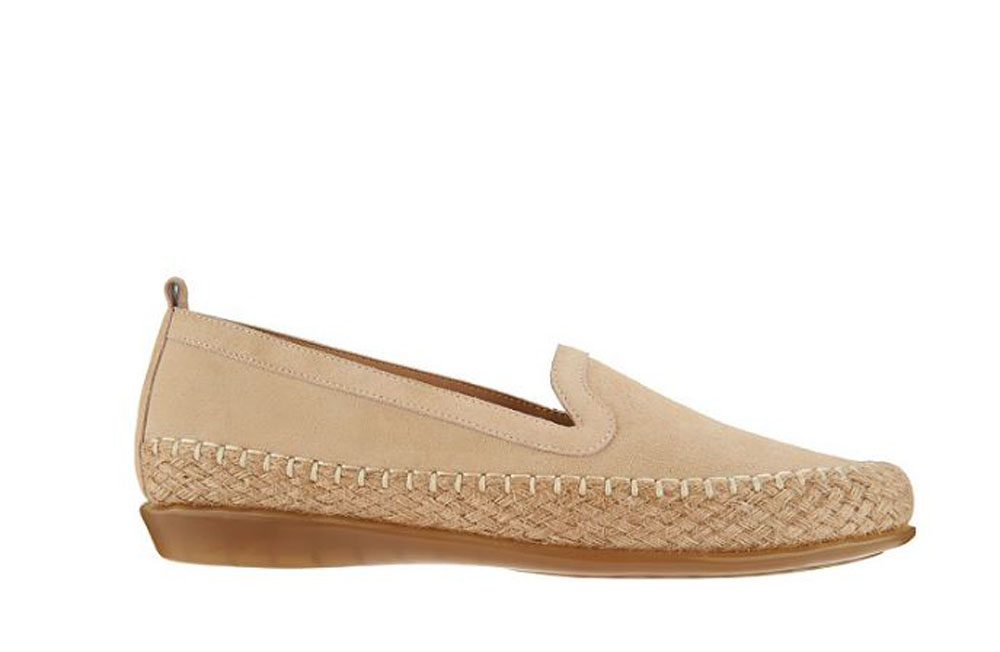 Vaneli Suede Slip On Espadrille Flats Beige Suede | eBay