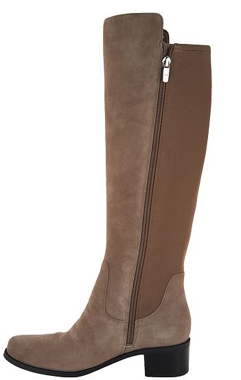 Marc Fisher Wide Calf Suede Tall Shaft Boots Incept Taupe | eBay