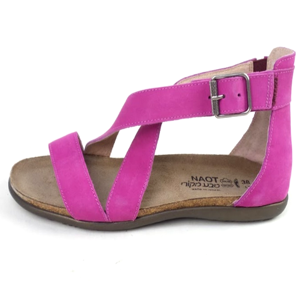 Naot Leather Cross Strap Sandals Rianna Pink | eBay