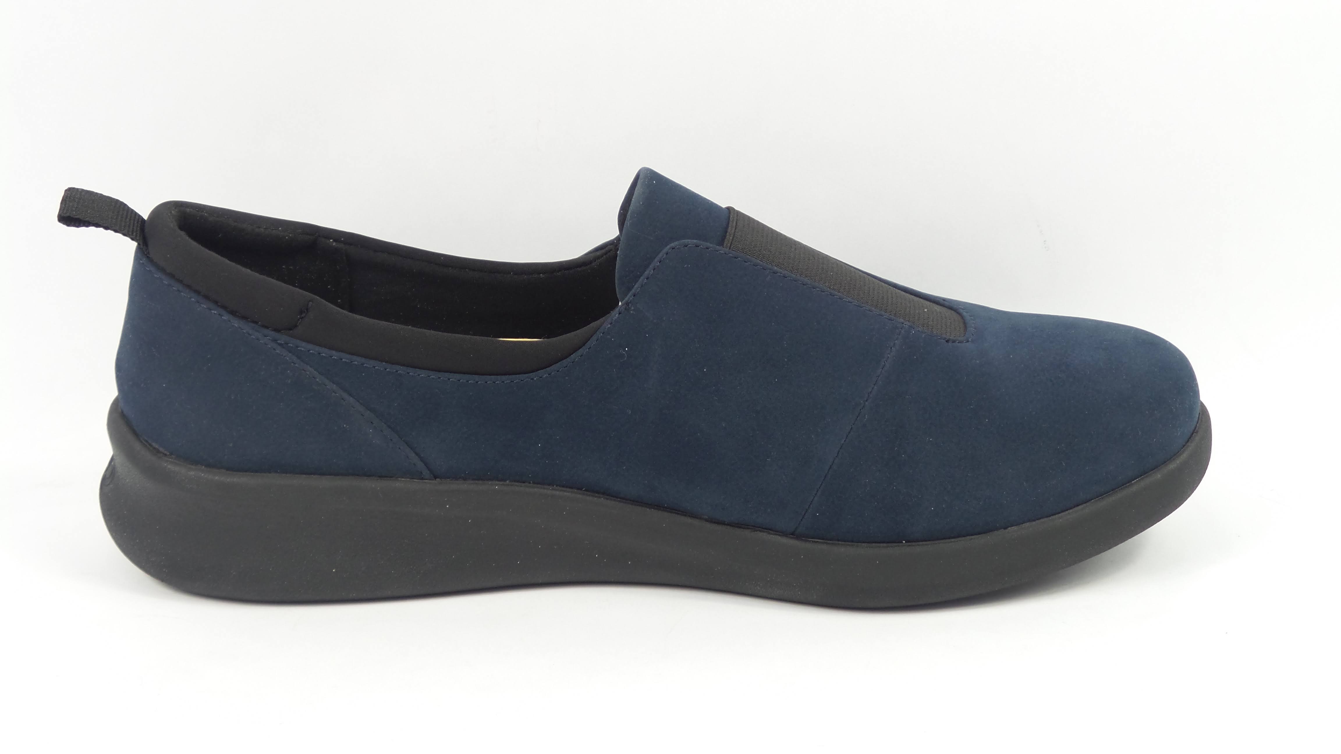 CLOUDSTEPPERS by Clarks Slip On Shoes Sillian 2.0 Walk Navy | eBay