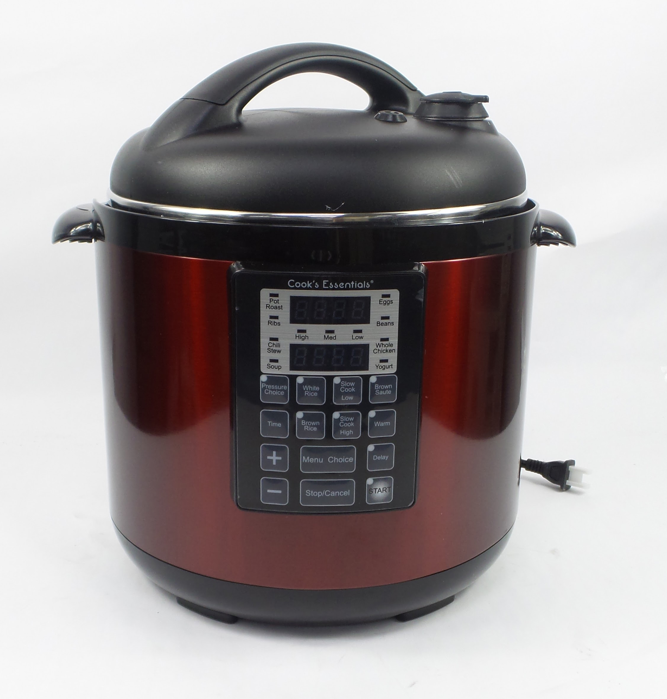 Prepology 2-qt Round Slow Cooker with Tempered Glass Lid 