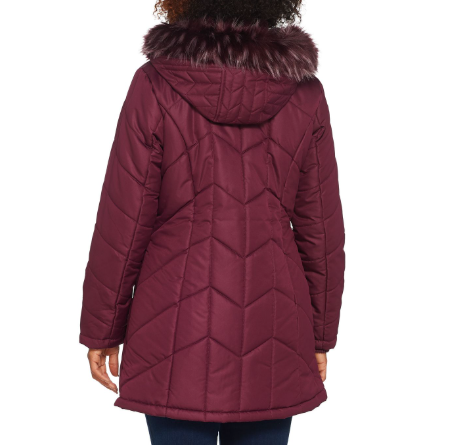 Susan Graver Quilted Puffer Jacket with 