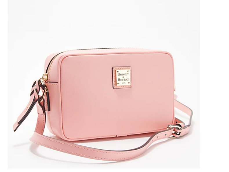 Dooney & Bourke Smooth Leather Lola Pouchette Crossbody 