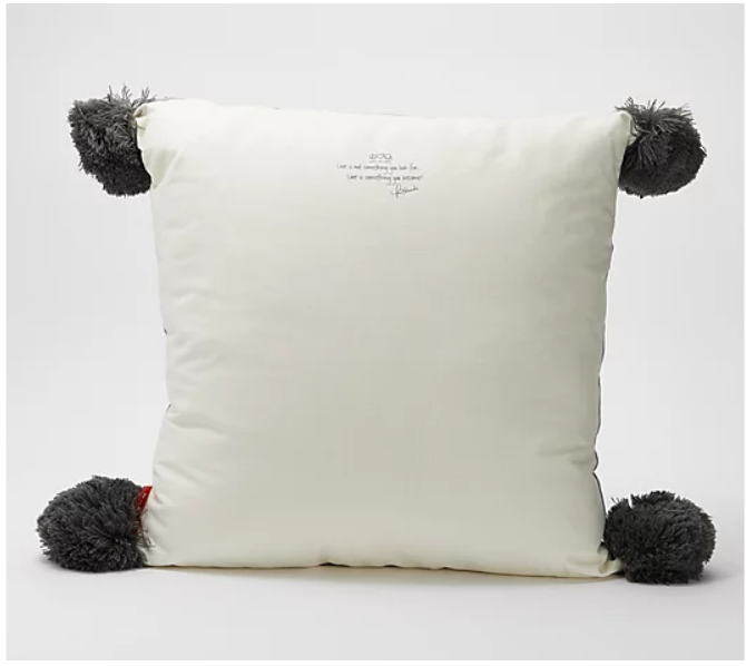 Dennis Basso Set of 2 Decorative Faux Fur 20x20 Pillows 