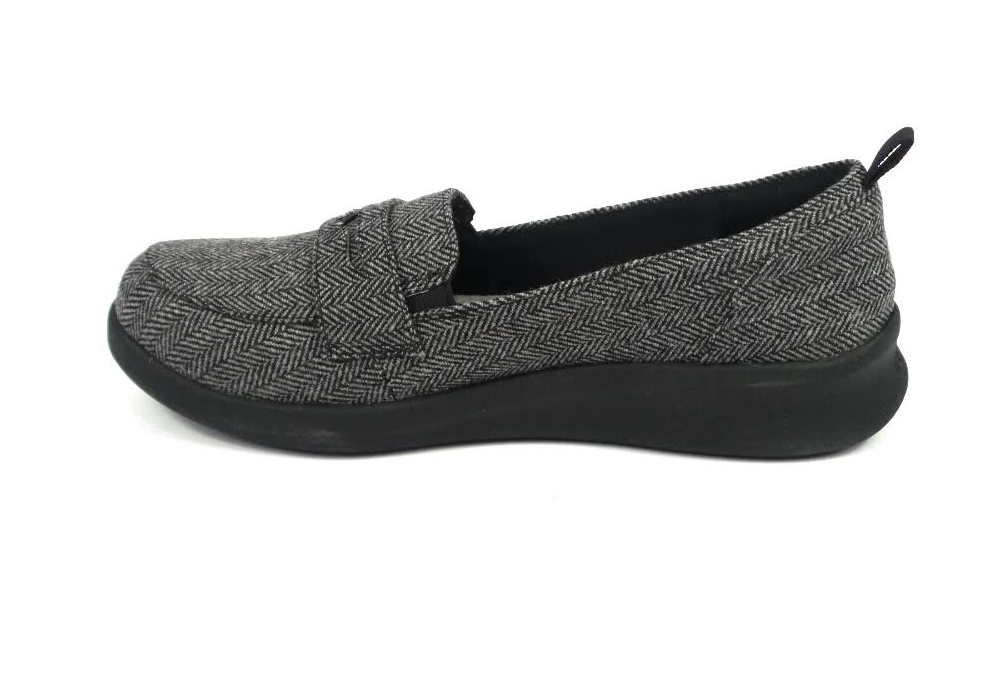 CLOUDSTEPPERS by Clarks Slip-On Loafers Sillian 2.0 Hope Grey Tweed | eBay