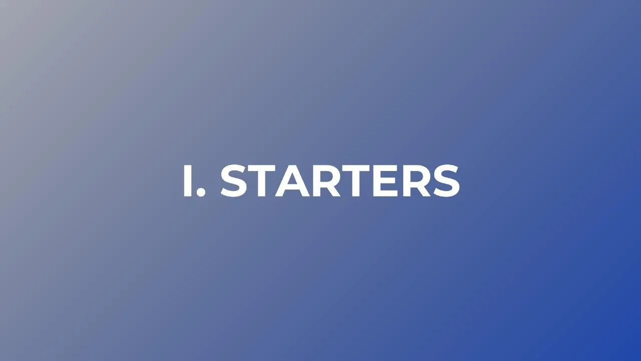 Quantum Starters