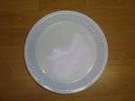 100 EXTRA STRONG Disposable 10″25cm White Plastic Plates(Suitable For All Party)