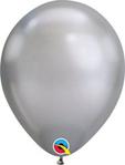 100 Pack Silver Chrome Balloons Party Decorations - 11″ Latex