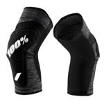 100% Ridecamp Knee Guards - Grey Heather / Black / Large Grey Heather/Black Large