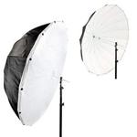 160cm 63″ Studio Parabolic Black/White Umbrella with Removeable Soften Diffusion