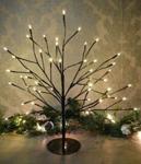 240v Mains 45cm LED Warm White Pre-Lit Christmas Tree Xmas Festive Twig Light