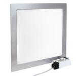 24w Square LED Ceiling Panel 300mm x 300mm Ultra Slim Recessed Down Light Silver Body Super Bright Daylight White