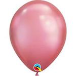 25 Pack Mauve Chrome Balloons Party Decorations - 11″ Latex