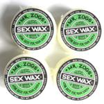 4 Blocks Sex Wax Surfboard Wax Original COOL water NEW Surf Sexwax for UK summer