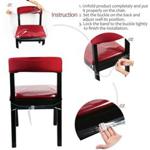 4x Dinning Chair Seat Cover Slip Removable Furniture Protector Waterproof Clear