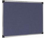 5 Star Noticeboard 1200x900mm Blue Textile/Aluminium