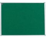 5 Star Noticeboard 1200x900mm Green Textile/Aluminium