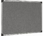 5 Star Noticeboard 900x600mm Grey Textile/Alumium