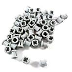 50 pieces - LEGO Technic - Technic stopper / bush in new light grey