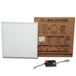 600 x 600 40w Office Ceiling LED Panel With Driver 4000k Cool White 3000 Lumen