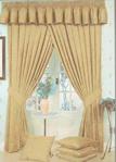 66″ x 54″ Lauren Natural Beige Heavy, Readymade, Fully Lined Curtains. Marble-Like Effect