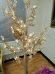 6ft Pre Lit Gold Foliage Tree Christmas Wonderland