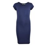 A2Z 4 Kids® Gilrs Midi Dress Kids Plain Color Bodycon Summer Fashion Dresses - New Midi Dress Navy 7-8