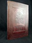 A4 Celtic Druid Ash Tree - Handmade Leather Journal Diary Guest-Book- US Letter