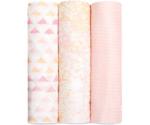 aden + anais Silky soft swaddle set 120 x 120 cm 3-pack Metallic Primrose Birch