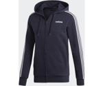 Adidas Essentials 3-Stripes Fleece Hooded Jacket legend ink/white (DU0475)