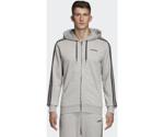 Adidas Essentials 3-Stripes Trainingsjacke medium grey heather/black (DU0473)