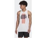 Adidas Fast Graphic Singlet white Men (FJ4993)