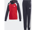 Adidas Hooded Cotton Tracksuit scarlet/legend ink/white (GE0710)