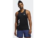 Adidas Own the Run 3-Stripes PB Singlet black Men (FP7540)